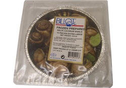 IQF Extra Large Escargots Prepared Helix tray of 12 pieces