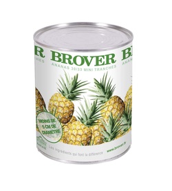 Mini-Pineapples slices in light syrup BROVER
